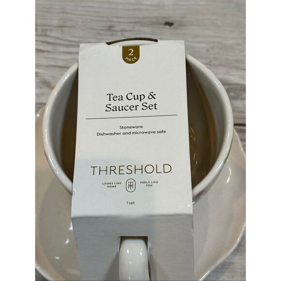 Target Threshold floral Easter bunny tea cup and saucer plate set - Picture 6 of 8